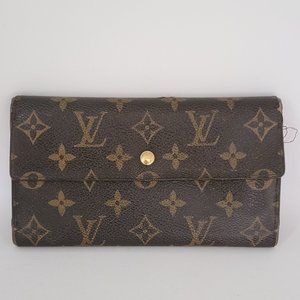 Louis Vuitton Monogram Portefeuille International Trifold Wallet